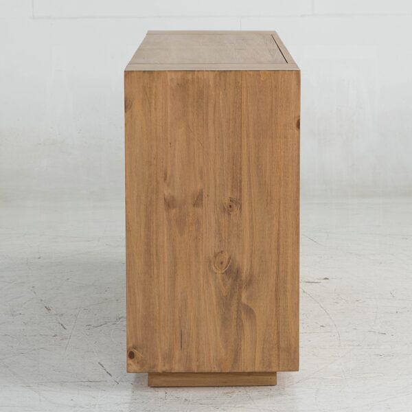 Harlan Sofa Table in Brown Finish LV03777 By ACME 11