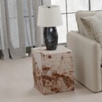 Fultan Engineered Stone End Table LV03936 By ACME 11