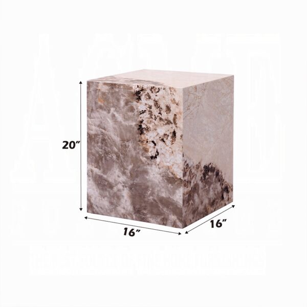 Fultan Engineered Stone End Table LV03936 By ACME 8