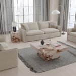 Fultan Engineered Stone End Table LV03936 By ACME 14