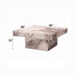 Fultan Engineered Stone Coffee Table LV03935 By ACME 13