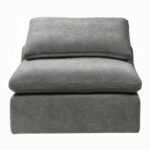 Naveen Modular – Gray Linen Armless Chair LV55140 By ACME 16