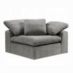 Naveen Modular – Gray Linen Wedge with Pillow LV55141 By ACME 16