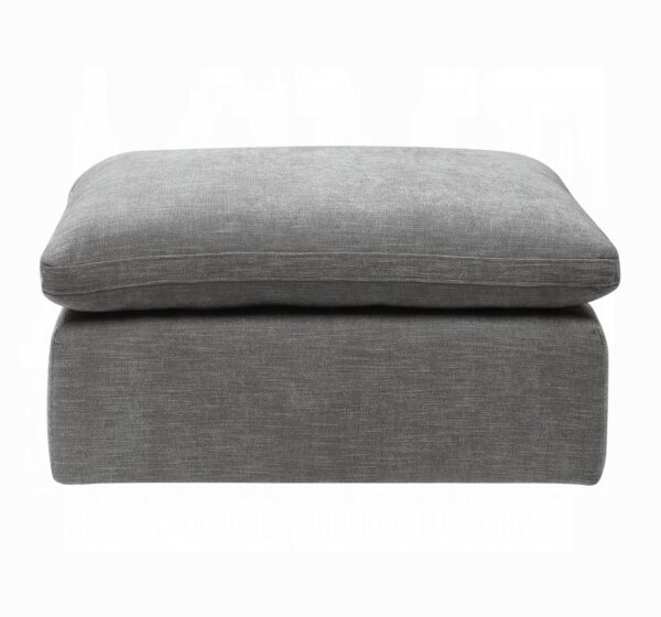 Naveen Modular – Gray Linen Ottoman LV55142 By ACME 8