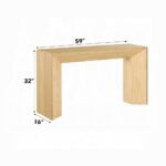 Harold Brown Sofa Table LV03787 By ACME 16