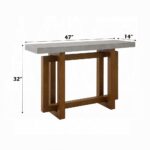 Keven Walnut Sofa Table LV03017 By ACME 12