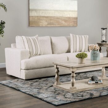 Flintshire Beige Sofa SM1210-SF By Furniture Of America