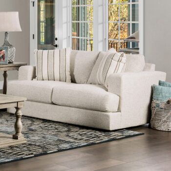 Flintshire Beige Loveseat SM1210-LV By Furniture Of America