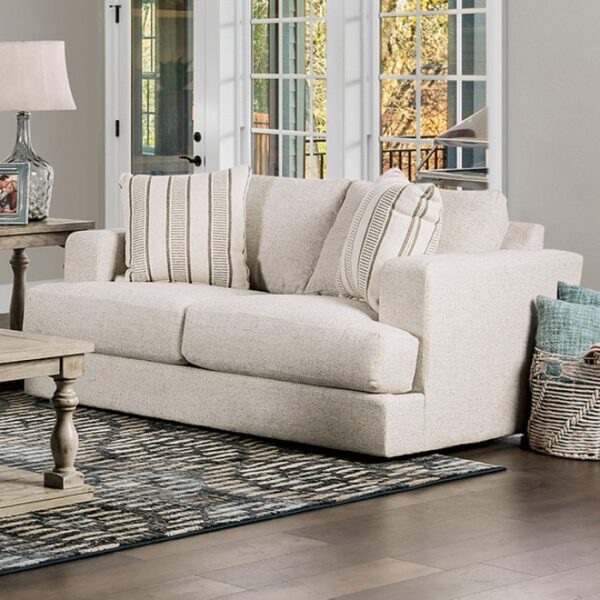 Flintshire Beige Loveseat SM1210-LV By Furniture Of America 8