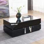 Drisana Coffee Table in Black Mirrored Finish LV03865 By ACME 11