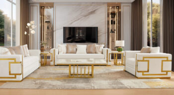Luxury 7 PCs Dining Table Set HD-8024 By Homey Design 46