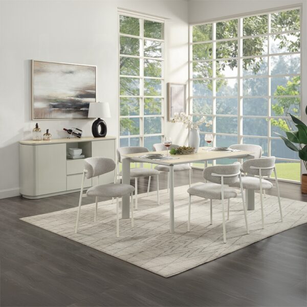 Ingram Light Gray Server with Ceramic Top DN03108 By ACME 10