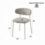 Ingram Side Chair in Light Gray Finish DN03106 By ACME 18