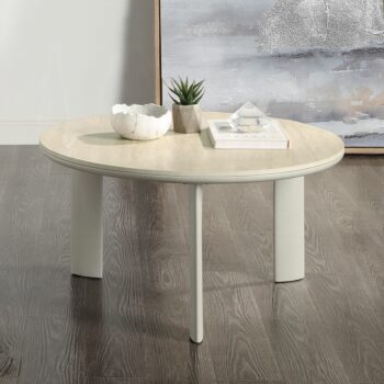 Ingram Light Gray Coffee Table with Sintered Stone LV03115 By ACME