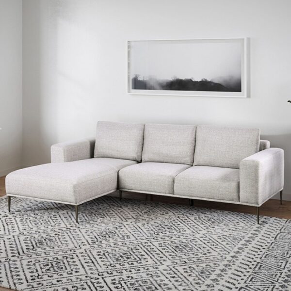 Forde Gray Sectional, Left Chaise FM63009GY-SECT-L By Furniture Of America 8