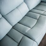 Glarus Powder Blue Sofa Manual Recliner FM69003DG-SF-M By Furniture Of America 14