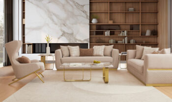 Luxury 7 PCs Dining Table Set HD-8024 By Homey Design 66