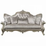 Libertee Beige Fabric Sofa with 5 Pillows By ACME - Image 2