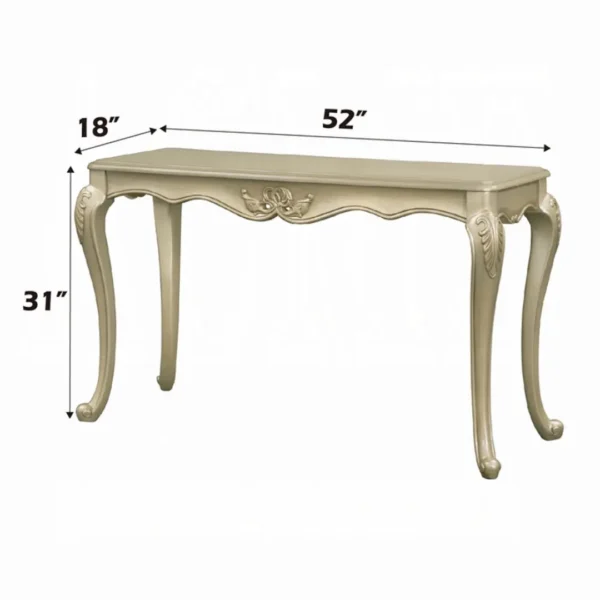 Libertee Champagne Sofa Table By ACME - Image 2