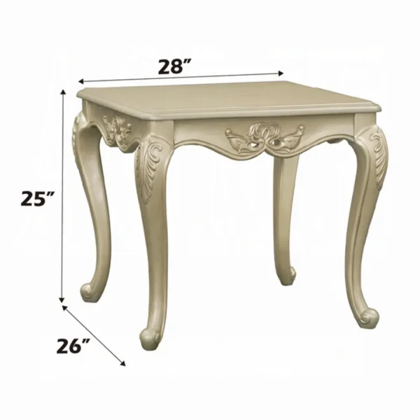 Libertee Champagne End Table By ACME - Image 2
