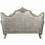 Libertee Beige Fabric Loveseat with 3 Pillows By ACME - Image 4