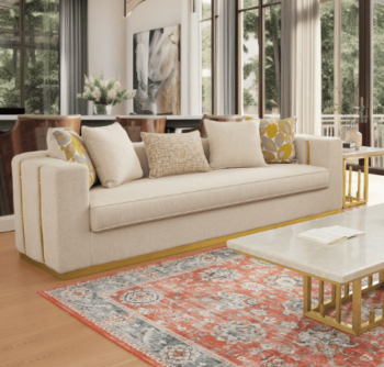Beige Living Room Sofa HD-3183 By Homey Design