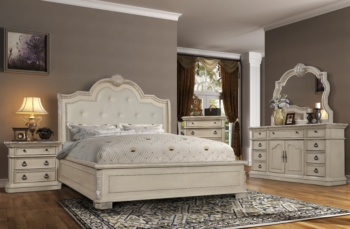 B6007-EK/CK White King Size Set 4PC by McFerran