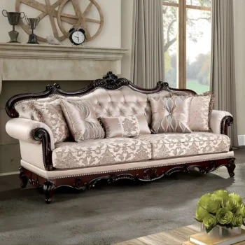 Veracruz Brown Sofa FM65002BR-SF By Furniture of America