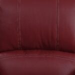 Zuriel Motion Loveseat in Red Leather LV52151 By ACME 12