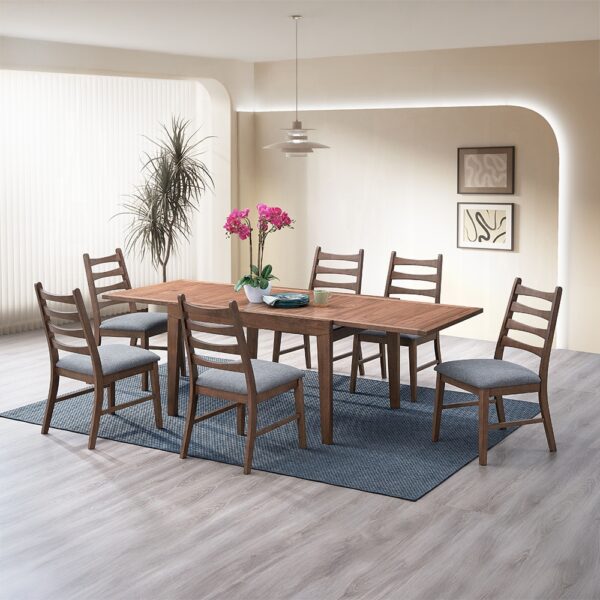 Mayah Side Chair in Dark Gray Linen DN04172 By ACME 12