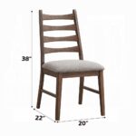 Mayah Side Chair in Gray Linen DN04171 By ACME 16