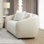 Etienne Loveseat with 3 Pillows in Beige Linen LV03581 By ACME 13