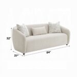 Etienne Sofa with 3 Pillows in Beige Linen LV03580 By ACME 17