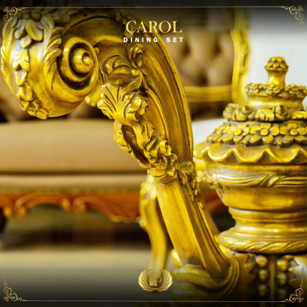 Handmade Signature Gold Dining Table 10
