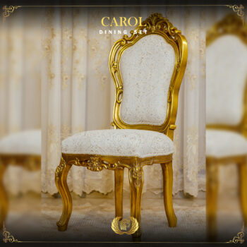 Handmade Signature Gold Dining Side Chair