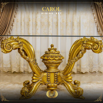 Handmade Signature Gold Dining Table