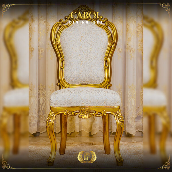 Handmade Signature Gold Dining Side Chair 8