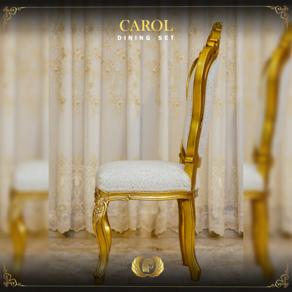 Handmade Signature Gold Dining Side Chair 9