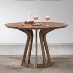 Seda Round Dining Table in Walnut Finish DN04190 By ACME 11