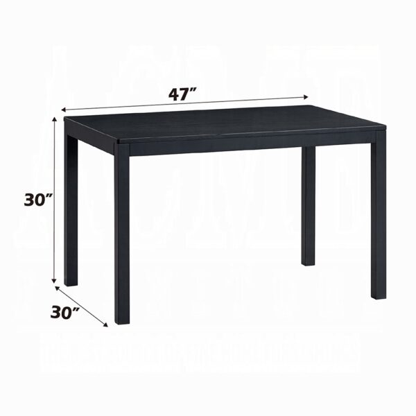 Briar Wooden Dining Table in Black Finish DN04175 By ACME 9