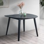 Real Wooden Dining Table in Black Finish DN04185 By ACME 11
