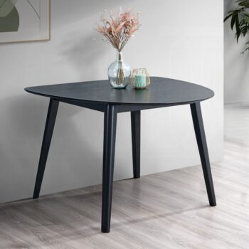 Real Wooden Dining Table in Black Finish DN04185 By ACME