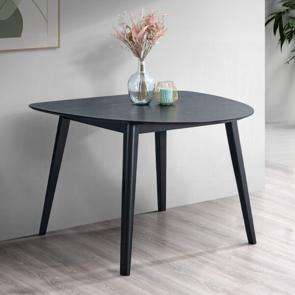Real Wooden Dining Table in Black Finish DN04185 By ACME 7