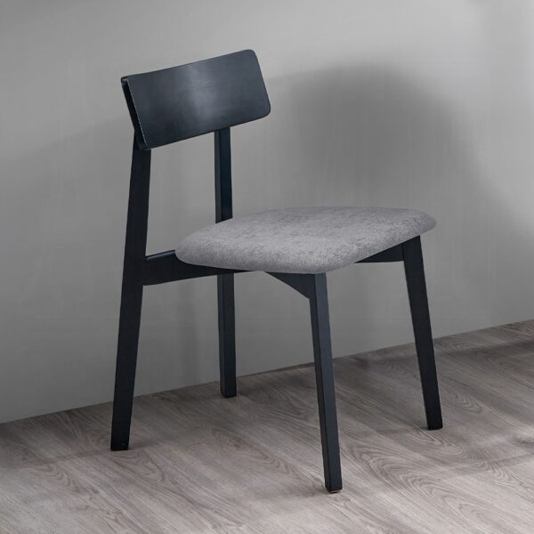 Real Side Chair in Gray Linen DN04186 By ACME 7