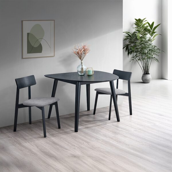 Real Side Chair in Gray Linen DN04186 By ACME 10