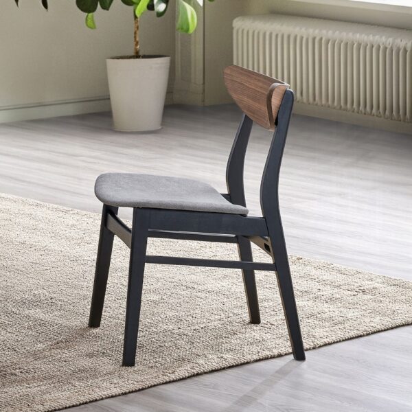 Rebi Side Chair in Gray Linen DN04181 By ACME 7