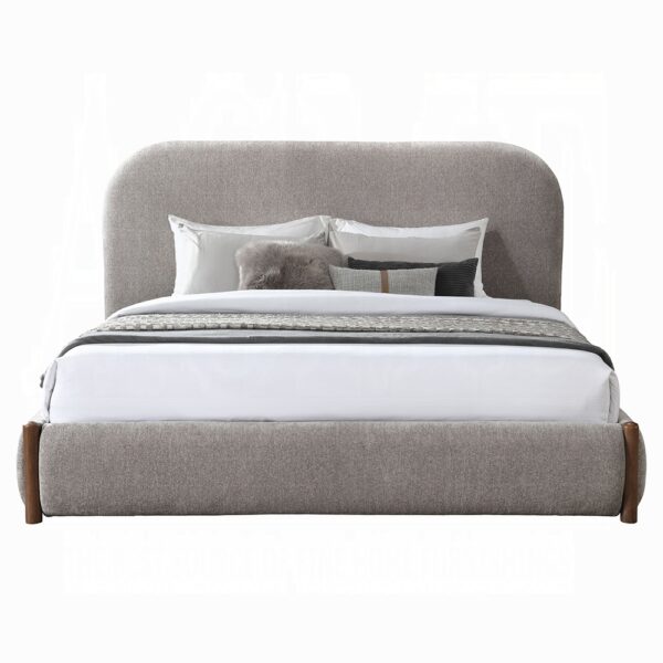 Orane Bed in Gray Fabric with Storage By ACME 9