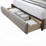 Orane Bed in Gray Fabric with Storage By ACME 17