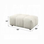 Loanna Ottoman in Beige Linen LV04044 By ACME 13