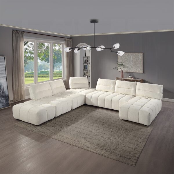 Loanna Modular – Loveseat in Beige Linen LV04042 By ACME 14